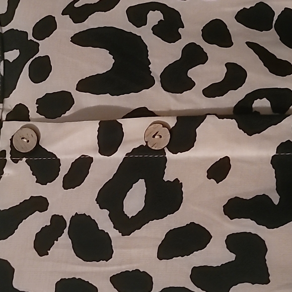 Womans Plus For Grand PL Animal Print Suede Patch On Elbows Top - Picture 6 of 6